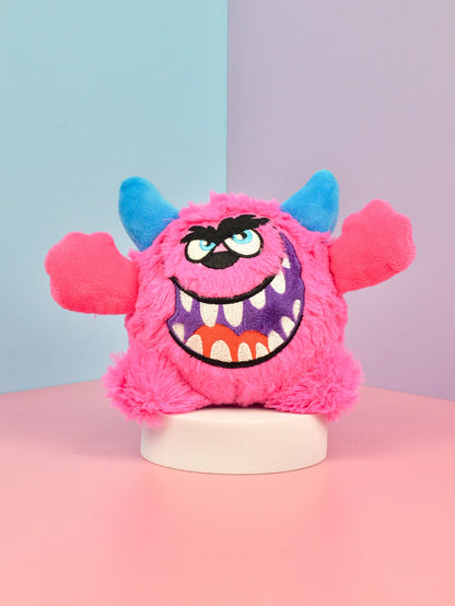 Mjuk Hundleksak i Form av ett Litet Monster med Ljudboll - Slitstark och Rolig