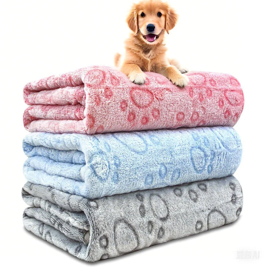 Fluffig Filt för Hund & Katt – 3 Storlekar