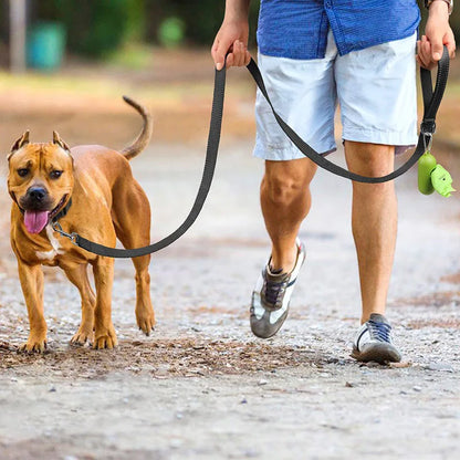 Reflekterande Koppel för Hund & Katt – Slitstarkt Polyester för Promenad & Träning