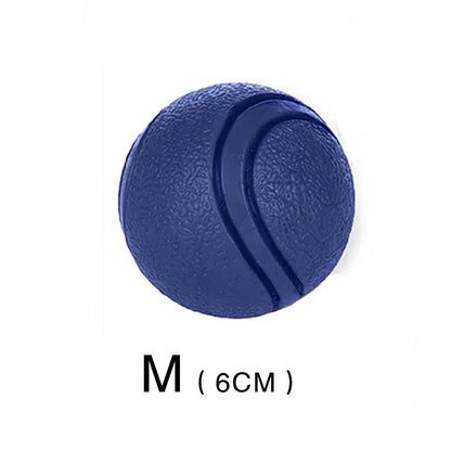 robust solid gummiboll för hundar och apport