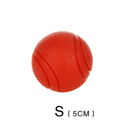 robust solid gummiboll för hundar och apport