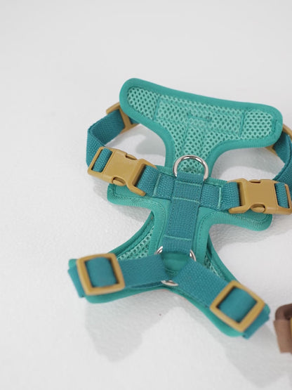 Retro Hundsele i Konstläder – Stilren och Bekväm för Dagliga Promenader