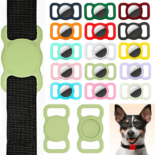 Silikonfodral för Apple AirTag – Fäste för Hund- och Katthalsband
